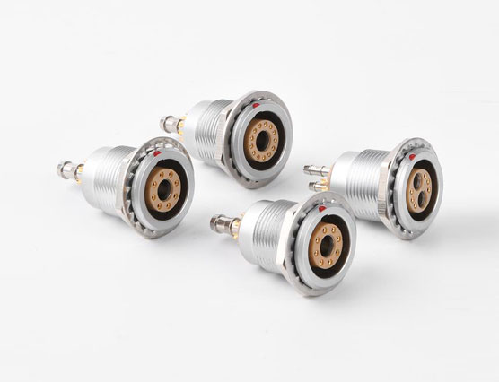 氣、電、同軸混裝航空插座